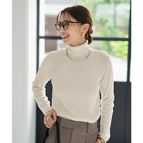 【スタイルデリ/STYLE DELI】のカシミヤ混リブタートルニットトップス インテリア・キッズ・メンズ・レディースファッション・服の通販 founy(ファニー) 　ファッション　Fashion　レディースファッション　Fashion for Women　トップス・カットソー　Cut & Sew Tops　ニット　Knit Tops & Sweaters　サロペット　Overalls, Salopette　タートルネック　Turtleneck, High Neck　定番　Standard, Basic Item　フィット　Fit, Slim Fit　フェイス　Face, Facial Design　ベーシック　Basic, Essential　ポケット　Pocket, Pocket Detail　ミックス　Mix, Mixed Style　リブニット　Rib Knit, Ribbed Knit　A/W・秋冬　Autumn/Winter　アイボリー|ID: prp329100004745546 ipo3291000000034307441