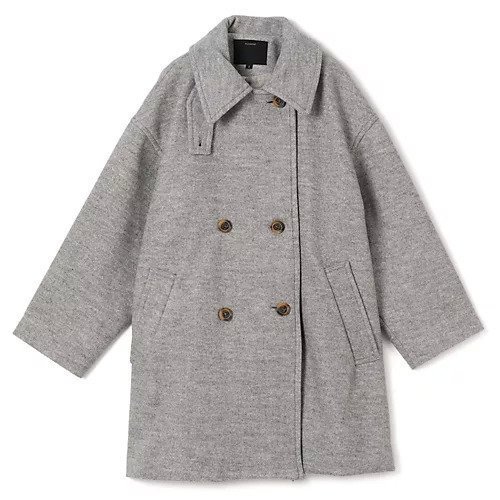 【フローレント/FLORENT】のWOOLET RICH DOUBLE COAT インテリア・キッズ・メンズ・レディースファッション・服の通販 founy(ファニー) 　ファッション　Fashion　レディースファッション　Fashion for Women　アウター　Coat / Outerwear Collection　コート・ロングコート・ピーコート　Long Coats, Peacoats & More　スタンド　Stand Collar, Upright Stand　L.GRY|ID: prp329100004745555 ipo3291000000034307547