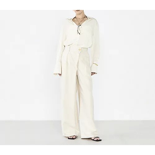 【ノーリーズソフィー/NOLLEY'S sophi】のウォッシャブルスエードサテンシャツ 人気、トレンドファッション・服の通販 founy(ファニー) 　ファッション　Fashion　レディースファッション　Fashion for Women　トップス・カットソー　Cut & Sew Tops　シャツ・ブラウス・オフィスカジュアル　Elegant Blouses & Button-Ups　2025年　2025　2025-2026秋冬・A/W　Autumn/Winter 2025–26 AW25–26　おすすめ　Recommended / Our Picks　サテン　Satin, Glossy Fabric　タートル　Turtleneck, Turtle Collar　トレンド　Trend, Trending Now　ビジネス 仕事 通勤　Business / Work / Commuting　other-2|ID: prp329100004745648 ipo3291000000034308801