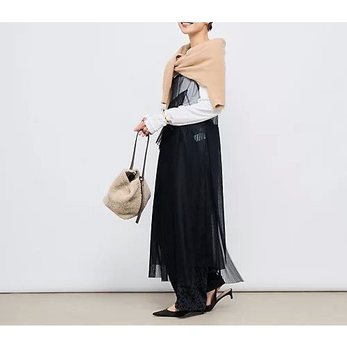 【リエミラー/Rie Miller】のウォッシャブルチュールキャミワンピース 人気、トレンドファッション・服の通販 founy(ファニー) 　ファッション　Fashion　レディースファッション　Fashion for Women　ワンピース　Dresses　キャミソールワンピース　Camisole Dresses　2025年　2025　2025-2026秋冬・A/W　Autumn/Winter 2025–26 AW25–26　おすすめ　Recommended / Our Picks　インナー　Innerwear　ダウン　Down, Puffer　チュール　Tulip, Tulip Motif　プリーツ　Pleats, Pleated　 other-1|ID: prp329100004745656 ipo3291000000034308874