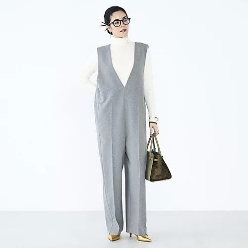【ノーリーズ/NOLLEY'S】のウォッシャブルVネックサロペット 人気、トレンドファッション・服の通販 founy(ファニー) 　ファッション　Fashion　レディースファッション　Fashion for Women　トップス・カットソー　Cut & Sew Tops　Vネックトップス　V-Neck Tops / V-Cut Neckline Shirts　ワンピース　Dresses　サロペット&オールインワン　Dungarees & Jumpsuit Styles　2025年　2025　2025-2026秋冬・A/W　Autumn/Winter 2025–26 AW25–26　ウォッシャブル　Machine Washable　オケージョン　Occasion Wear　シンプル　Simple, Minimal　スニーカー　Sneakers, Trainers　レース　Lace, Lace Fabric　 other-1|ID: prp329100004745658 ipo3291000000034308891