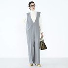 【ノーリーズ/NOLLEY'S】のウォッシャブルVネックサロペット 人気、トレンドファッション・服の通販 founy(ファニー) ファッション Fashion レディースファッション Fashion for Women トップス・カットソー Cut & Sew Tops Vネックトップス V-Neck Tops / V-Cut Neckline Shirts ワンピース Dresses サロペット&オールインワン Dungarees & Jumpsuit Styles 2025年 2025 2025-2026秋冬・A/W Autumn/Winter 2025–26 AW25–26 ウォッシャブル Machine Washable オケージョン Occasion Wear シンプル Simple, Minimal スニーカー Sneakers, Trainers レース Lace, Lace Fabric thumbnail ミディアムグレー|ID: prp329100004745658 ipo3291000000034308892