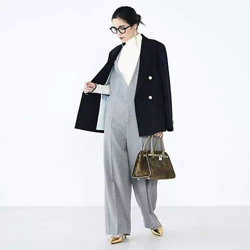 【ノーリーズ/NOLLEY'S】のウォッシャブルVネックサロペット 人気、トレンドファッション・服の通販 founy(ファニー) 　ファッション　Fashion　レディースファッション　Fashion for Women　トップス・カットソー　Cut & Sew Tops　Vネックトップス　V-Neck Tops / V-Cut Neckline Shirts　ワンピース　Dresses　サロペット&オールインワン　Dungarees & Jumpsuit Styles　2025年　2025　2025-2026秋冬・A/W　Autumn/Winter 2025–26 AW25–26　ウォッシャブル　Machine Washable　オケージョン　Occasion Wear　シンプル　Simple, Minimal　スニーカー　Sneakers, Trainers　レース　Lace, Lace Fabric　other-3|ID: prp329100004745658 ipo3291000000034308896