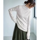 【スタイルデリ/STYLE DELI】のバブルシャーリングボトルネックトップス ホワイト|ID: prp329100004747032 ipo3291000000034320766