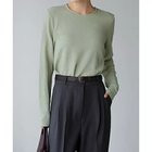 【スタイルデリ/STYLE DELI】の凹凸生地の長袖カットソートップス 人気、トレンドファッション・服の通販 founy(ファニー) ファッション Fashion レディースファッション Fashion for Women トップス・カットソー Cut & Sew Tops カットソー・ベーシックTシャツ Cut-and-Sewn Tops / Stretch Tees & Basics インナー Innerwear カットソー Cut and Sewn Top サロペット Overalls, Salopette シンプル Simple, Minimal 定番 Standard, Basic Item 人気 Popular, Best Seller 長袖 Long Sleeve, Full Sleeve フラット Flat, Flat Shoes ポケット Pocket, Pocket Detail 防寒 Cold Protection, Winter-Ready 夏 Summer thumbnail セージ|ID: prp329100004747035 ipo3291000000034320791