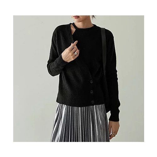 【スタイルデリ/STYLE DELI】の片側ホルターカシュクールニットトップス 人気、トレンドファッション・服の通販 founy(ファニー) 　ファッション　Fashion　レディースファッション　Fashion for Women　トップス・カットソー　Cut & Sew Tops　ニット　Knit Tops & Sweaters　インナー　Innerwear　カットソー　Cut and Sewn Top　デコルテ　Décolleté, Neckline　定番　Standard, Basic Item　フィット　Fit, Slim Fit　フロント　Front, Front Design　ボトム　Bottoms, Lower Wear　ポケット　Pocket, Pocket Detail　防寒　Cold Protection, Winter-Ready　冬　Winter / This Winter　A/W・秋冬　Autumn/Winter　 other-1|ID: prp329100004747047 ipo3291000000034320935