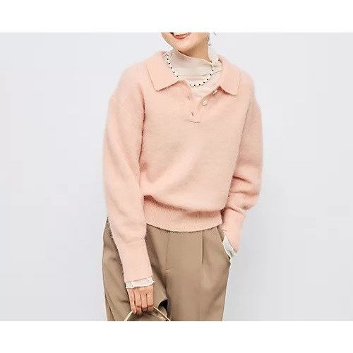 【ノーリーズソフィー/NOLLEY'S sophi】のモヘヤポロ衿プルオーバー インテリア・キッズ・メンズ・レディースファッション・服の通販 founy(ファニー) https://founy.com/ ファッション Fashion レディースファッション Fashion for Women トップス・カットソー Cut & Sew Tops カジュアルプルオーバー・ニットトップス Pullovers & Knit Tops / Casual Pullovers 2025年 2025 2025-2026秋冬・A/W Autumn/Winter 2025–26 AW25–26 おすすめ Recommended / Our Picks スパンコール Sequins, Sequin Embellishment ベビー Baby, Babywear ボトム Bottoms, Lower Wear |ID: prp329100004747049 ipo3291000000035191653