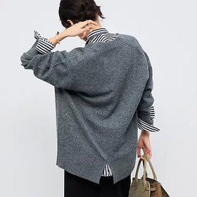 【ノーリーズ/NOLLEY'S】 【WEB限定アイテム】2WAY長めVネックカーディガン人気、トレンドファッション・服の通販 founy(ファニー) ファッション Fashion レディースファッション Fashion for Women トップス・カットソー Cut & Sew Tops カーディガン・羽織り Layered Style Cardigans Vネックトップス V-Neck Tops / V-Cut Neckline Shirts カーディガン Cardigan, Knitwear |ID:prp329100004747224