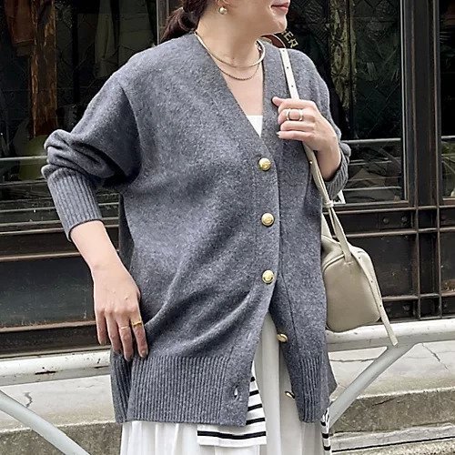 【ノーリーズ/NOLLEY'S】の【WEB限定アイテム】2WAY長めVネックカーディガン インテリア・キッズ・メンズ・レディースファッション・服の通販 founy(ファニー) https://founy.com/ ファッション Fashion レディースファッション Fashion for Women トップス・カットソー Cut & Sew Tops カーディガン・羽織り Layered Style Cardigans Vネックトップス V-Neck Tops / V-Cut Neckline Shirts 2025年 2025 2025-2026秋冬・A/W Autumn/Winter 2025–26 AW25–26 カーディガン Cardigan, Knitwear ストレッチ Stretch, Stretchy Fabric |ID: prp329100004747224 ipo3291000000034745085