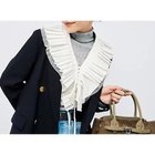 【ノーリーズ/NOLLEY'S】のタフタ&チュールプリーツつけ襟 ホワイト|ID: prp329100004747603 ipo3291000000034777906