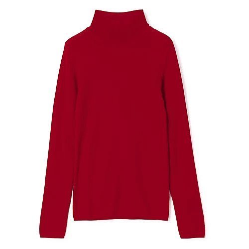 【スアデオ/suadeo】のシルク混ハイネックニット インテリア・キッズ・メンズ・レディースファッション・服の通販 founy(ファニー) 　ファッション　Fashion　レディースファッション　Fashion for Women　トップス・カットソー　Cut & Sew Tops　ニット　Knit Tops & Sweaters　シルク　Silk, 100% Silk　デニム　Denim, Jeans Material　ハイネック　High Neck, Mock Neck　冬　Winter / This Winter　レッド|ID: prp329100004748455 ipo3291000000035441162