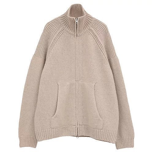 【クラネ/CLANE】のPOCKET ZIP KNIT TOPS インテリア・キッズ・メンズ・レディースファッション・服の通販 founy(ファニー) 　ファッション　Fashion　レディースファッション　Fashion for Women　トップス・カットソー　Cut & Sew Tops　ニット　Knit Tops & Sweaters　2025年　2025　2025-2026秋冬・A/W　Autumn/Winter 2025–26 AW25–26　ショルダー　Shoulder, Shoulder Strap　ストレッチ　Stretch, Stretchy Fabric　羽織　Haori, Light Jacket　BEIGE|ID: prp329100004748457 ipo3291000000034335603