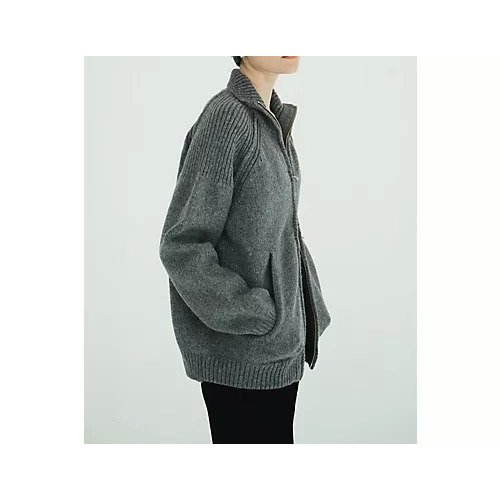 【クラネ/CLANE】のPOCKET ZIP KNIT TOPS 人気、トレンドファッション・服の通販 founy(ファニー) 　ファッション　Fashion　レディースファッション　Fashion for Women　トップス・カットソー　Cut & Sew Tops　ニット　Knit Tops & Sweaters　2025年　2025　2025-2026秋冬・A/W　Autumn/Winter 2025–26 AW25–26　ショルダー　Shoulder, Shoulder Strap　ストレッチ　Stretch, Stretchy Fabric　羽織　Haori, Light Jacket　other-3|ID: prp329100004748457 ipo3291000000034335606