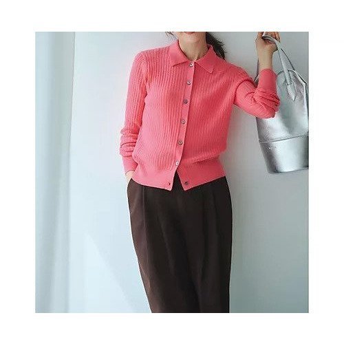 【エムセブンデイズ/M7days】の襟つきリブニット 人気、トレンドファッション・服の通販 founy(ファニー)  ファッション Fashion レディースファッション Fashion for Women トップス・カットソー Cut & Sew Tops ニット Knit Tops & Sweaters カーディガン Cardigan, Knitwear トレンド Trend, Trending Now バランス Balance, Style Balance フィット Fit, Slim Fit リブニット Rib Knit, Ribbed Knit ワイド Wide, Wide Fit ワイドリブ Wide Rib, Wide Ribbed Knit other-2|ID: prp329100004748462 ipo3291000000034335646