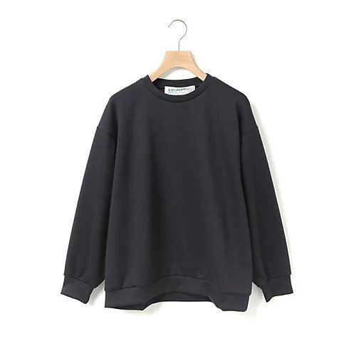 【ミディウミ/MidiUmi】のスムースダブルニットスウェットプルオーバー インテリア・キッズ・メンズ・レディースファッション・服の通販 founy(ファニー) 　ファッション　Fashion　レディースファッション　Fashion for Women　トップス・カットソー　Cut & Sew Tops　ニット　Knit Tops & Sweaters　レディースパーカー・カジュアルフーディー　Casual Hoodies & Sweatshirts　カジュアルプルオーバー・ニットトップス　Pullovers & Knit Tops / Casual Pullovers　スウェット・クルーネックトップス　Sweatshirts & Crewnecks / Relaxed Fit Sweat Tops　シンプル　Simple, Minimal　ベーシック　Basic, Essential　人気　Popular, Best Seller　ネイビー|ID: prp329100004748471 ipo3291000000034335703