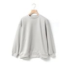 【ミディウミ/MidiUmi】のスムースダブルニットスウェットプルオーバー 人気、トレンドファッション・服の通販 founy(ファニー) ファッション Fashion レディースファッション Fashion for Women トップス・カットソー Cut & Sew Tops ニット Knit Tops & Sweaters レディースパーカー・カジュアルフーディー Casual Hoodies & Sweatshirts カジュアルプルオーバー・ニットトップス Pullovers & Knit Tops / Casual Pullovers スウェット・クルーネックトップス Sweatshirts & Crewnecks / Relaxed Fit Sweat Tops シンプル Simple, Minimal ベーシック Basic, Essential 人気 Popular, Best Seller thumbnail ライトグレー|ID: prp329100004748471 ipo3291000000034335705
