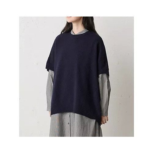 【ミディウミ/MidiUmi】のクルーネックコクーンベスト 人気、トレンドファッション・服の通販 founy(ファニー) 　ファッション　Fashion　レディースファッション　Fashion for Women　アウター　Coat / Outerwear Collection　トップス・カットソー　Cut & Sew Tops　ベスト&ジレ / 重ね着スタイル　Vests & Gilets　ベーシック　Basic, Essential　人気　Popular, Best Seller　定番　Standard, Basic Item　other-2|ID: prp329100004748474 ipo3291000000034335733