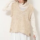 【ノーリーズ/NOLLEY'S】の【enrica/エンリカ】ソフトタッチニットトップス 人気、トレンドファッション・服の通販 founy(ファニー) ファッション Fashion レディースファッション Fashion for Women トップス・カットソー Cut & Sew Tops ニット Knit Tops & Sweaters 今季 This Season, Current Season デニム Denim, Jeans Material ビッグ Big, Oversized ベスト Vest, Waistcoat ポンチョ Poncho, Cape Style おすすめ Recommended / Our Picks 2025年 2025 2025-2026秋冬・A/W Autumn/Winter 2025–26 AW25–26 thumbnail キナリ|ID: prp329100004748479 ipo3291000000034335763