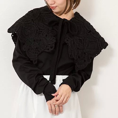 【ノーリーズ/NOLLEY'S】の【enrica/エンリカ】レース編みケープボレロ インテリア・キッズ・メンズ・レディースファッション・服の通販 founy(ファニー) https://founy.com/ ファッション Fashion レディースファッション Fashion for Women アウター Coat / Outerwear Collection ボレロ・ショート丈ジャケット / ドレス羽織りに Boleros & Short Jackets アクセサリー Fashion Accessories ストール Stole, Wrap 手編み Hand-Knitted, Handmade Knit ボレロ Bolero, Short Cardigan レース Lace, Lace Fabric 冬 Winter / This Winter 2025年 2025 2025-2026秋冬・A/W Autumn/Winter 2025–26 AW25–26 |ID: prp329100004748481 ipo3291000000034335774