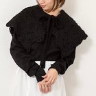 【ノーリーズ/NOLLEY'S】の【enrica/エンリカ】レース編みケープボレロ ブラック|ID: prp329100004748481 ipo3291000000034335775