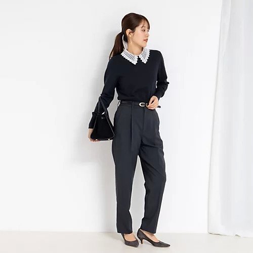 【ノーリーズ/NOLLEY'S】の《セットアップ対応》ウォッシャブルタックテーパードパンツ 人気、トレンドファッション・服の通販 founy(ファニー) 　ファッション　Fashion　レディースファッション　Fashion for Women　セットアップ　Matching Sets　レディースパンツ・ボトムス　Pants & Trousers / Bottoms　2025年　2025　2025-2026秋冬・A/W　Autumn/Winter 2025–26 AW25–26　セットアップ　Set-Up, Coordinated Outfit　バランス　Balance, Style Balance　other-3|ID: prp329100004748492 ipo3291000000034335883