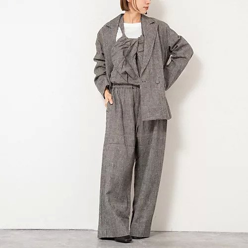 【ノーリーズ/NOLLEY'S】の【enrica/エンリカ】グレンチェックサロペットパンツ インテリア・キッズ・メンズ・レディースファッション・服の通販 founy(ファニー) https://founy.com/ ファッション Fashion レディースファッション Fashion for Women 2025年 2025 2025-2026秋冬・A/W Autumn/Winter 2025–26 AW25–26 インナー Innerwear サロペット Overalls, Salopette ハイネック High Neck, Mock Neck リラックス Relax, Relaxed Fit |ID: prp329100004748500 ipo3291000000034335982