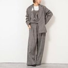 【ノーリーズ/NOLLEY'S】の【enrica/エンリカ】グレンチェックサロペットパンツ ブラック・グレー系3|ID: prp329100004748500 ipo3291000000034335984