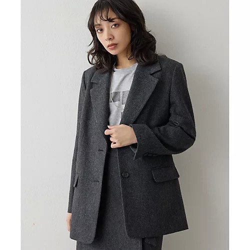 【ウィムガゼット/Whim Gazette】のウールシングルジャケット 人気、トレンドファッション・服の通販 founy(ファニー)  ファッション Fashion レディースファッション Fashion for Women アウター Coat / Outerwear Collection レディースジャケット・軽アウター Jackets 2025年 2025 2025-2026秋冬・A/W Autumn/Winter 2025–26 AW25–26 おすすめ Recommended / Our Picks ウォーム Warm Fabric クラシカル Classical, Vintage-Inspired セットアップ Set-Up, Coordinated Outfit チェック Check, Plaid, Tartan ツイード Twill, Twill Weave ベーシック Basic, Essential ボックス Boxy, Box Shape ビジネス 仕事 通勤 Business / Work / Commuting other-2|ID: prp329100004748507 ipo3291000000034336163