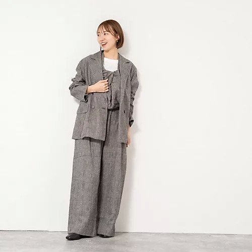 【ノーリーズ/NOLLEY'S】の【enrica/エンリカ】グレンチェックオーバーサイズジャケット 人気、トレンドファッション・服の通販 founy(ファニー)  ファッション Fashion レディースファッション Fashion for Women アウター Coat / Outerwear Collection レディースジャケット・軽アウター Jackets キュプラ Cupro, Eco Fabric ジャケット Jacket, Outerwear リボン Ribbon, Bow リラックス Relax, Relaxed Fit 2025年 2025 2025-2026秋冬・A/W Autumn/Winter 2025–26 AW25–26 other-2|ID: prp329100004748510 ipo3291000000034337887
