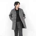 【ノーリーズ グッドマン/NOLLEY'S goodman / MEN】の《ビジカジ対応》尾州ビーバースタンドカラーコート 25AW グレー|ID: prp329100004748521 ipo3291000000034336393