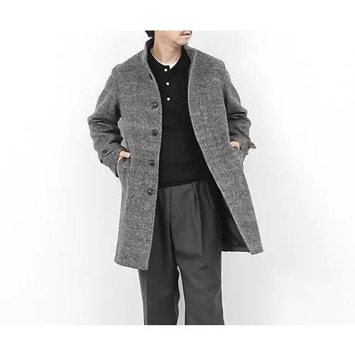 【ノーリーズ グッドマン/NOLLEY'S goodman / MEN】の《ビジカジ対応》尾州ビーバースタンドカラーコート 25AW インテリア・キッズ・メンズ・レディースファッション・服の通販 founy(ファニー) https://founy.com/ ファッション Fashion メンズファッション Fashion for Men ジャケット Jacket, Outerwear スタンド Stand Collar, Upright Stand スマート Smart, Elegant バランス Balance, Style Balance ポケット Pocket, Pocket Detail エレガント 上品 Elegant ビジネス 仕事 通勤 Business / Work / Commuting 2025年 2025 2025-2026秋冬・A/W Autumn/Winter 2025–26 AW25–26 |ID: prp329100004748521 ipo3291000000034544039