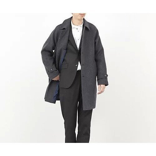 【ノーリーズ グッドマン/NOLLEY'S goodman / MEN】の《ビジカジ対応》尾州ビーバーステンカラーコート 25AW 人気、トレンドファッション・服の通販 founy(ファニー) 　ファッション　Fashion　メンズファッション　Fashion for Men　ジャケット　Jacket, Outerwear　スマート　Smart, Elegant　スリーブ　Sleeve, Long Sleeve / Short Sleeve　バランス　Balance, Style Balance　ポケット　Pocket, Pocket Detail　エレガント 上品　Elegant　ビジネス 仕事 通勤　Business / Work / Commuting　2025年　2025　2025-2026秋冬・A/W　Autumn/Winter 2025–26 AW25–26　other-2|ID: prp329100004748523 ipo3291000000034336430