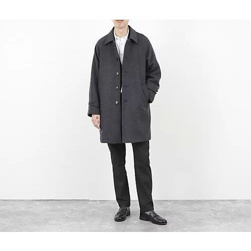 【ノーリーズ グッドマン/NOLLEY'S goodman / MEN】の《ビジカジ対応》尾州ビーバーステンカラーコート 25AW 人気、トレンドファッション・服の通販 founy(ファニー) 　ファッション　Fashion　メンズファッション　Fashion for Men　ジャケット　Jacket, Outerwear　スマート　Smart, Elegant　スリーブ　Sleeve, Long Sleeve / Short Sleeve　バランス　Balance, Style Balance　ポケット　Pocket, Pocket Detail　エレガント 上品　Elegant　ビジネス 仕事 通勤　Business / Work / Commuting　2025年　2025　2025-2026秋冬・A/W　Autumn/Winter 2025–26 AW25–26　other-3|ID: prp329100004748523 ipo3291000000034336432
