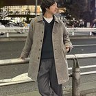 【ノーリーズ グッドマン/NOLLEY'S goodman / MEN】の《ビジカジ対応》尾州ビーバーステンカラーコート 25AW ベージュ|ID: prp329100004748523 ipo3291000000034525571