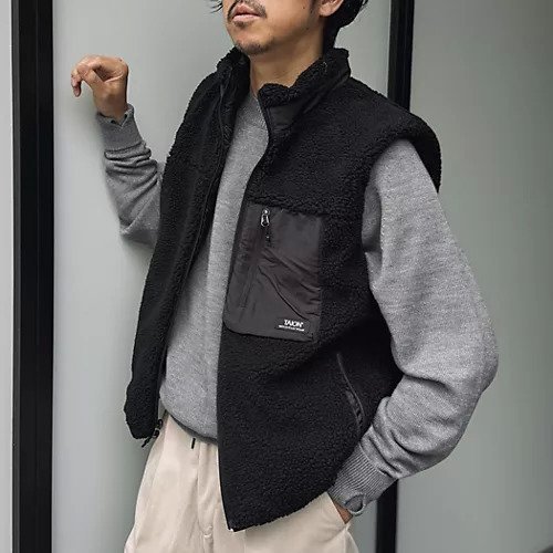 【ノーリーズ グッドマン/NOLLEY'S goodman / MEN】の【TAION/タイオン】DOWN BOA REVERSIBLE VEST 25AW インテリア・キッズ・メンズ・レディースファッション・服の通販 founy(ファニー) 　ファッション　Fashion　メンズファッション　Fashion for Men　スリム　Slim, Slim Fit　ダウン　Down, Puffer　パーカー　Hoodie, Parka　ベスト　Vest, Waistcoat　ポケット　Pocket, Pocket Detail　リバーシブル　Reversible, Two-Sided　ワイド　Wide, Wide Fit　2025年　2025　2025-2026秋冬・A/W　Autumn/Winter 2025–26 AW25–26　ブラック|ID: prp329100004748526 ipo3291000000034336488