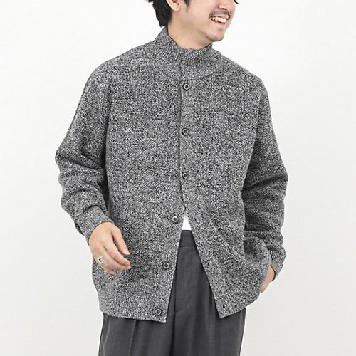 【ノーリーズ グッドマン/NOLLEY'S goodman / MEN】のスタンドカーディガン 25AW インテリア・キッズ・メンズ・レディースファッション・服の通販 founy(ファニー) https://founy.com/ ファッション Fashion メンズファッション Fashion for Men 2025年 2025 2025-2026秋冬・A/W Autumn/Winter 2025–26 AW25–26 カーディガン Cardigan, Knitwear スタンド Stand Collar, Upright Stand |ID: prp329100004748527 ipo3291000000034336500