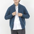 【ノーリーズ グッドマン/NOLLEY'S goodman / MEN】のスタンドカーディガン 25AW ブルー|ID: prp329100004748527 ipo3291000000034336504