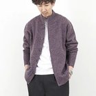 【ノーリーズ グッドマン/NOLLEY'S goodman / MEN】のスタンドカーディガン 25AW パープル|ID: prp329100004748527 ipo3291000000034336507