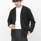 【ノーリーズ グッドマン/NOLLEY'S goodman / MEN】の【ACTIVE SECT】《限定展開》接結ボタンレスカーディガン 25AW ブラック|ID: prp329100004748529 ipo3291000000034336523