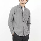 【ノーリーズ グッドマン/NOLLEY'S goodman / MEN】の起毛ジャージ テープBD 25AW ライトグレー|ID: prp329100004748531 ipo3291000000034336540