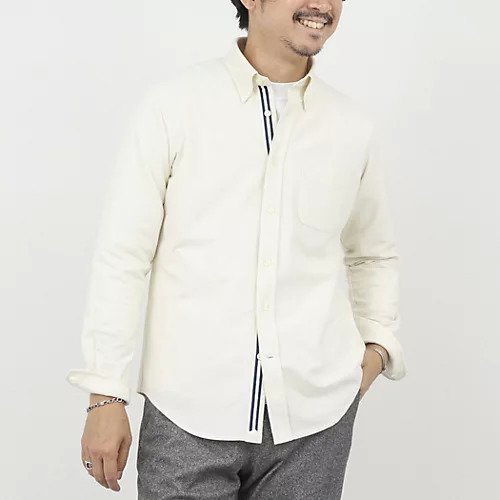 【ノーリーズ グッドマン/NOLLEY'S goodman / MEN】の起毛ジャージ テープBD 25AW 人気、トレンドファッション・服の通販 founy(ファニー) 　ファッション　Fashion　メンズファッション　Fashion for Men　2025年　2025　2025-2026秋冬・A/W　Autumn/Winter 2025–26 AW25–26　おすすめ　Recommended / Our Picks　なめらか　Smooth, Silky Texture　ギフト プレゼント　Gift / Present　シンプル　Simple, Minimal　ストレッチ　Stretch, Stretchy Fabric　デニム　Denim, Jeans Material　フロント　Front, Front Design　リボン　Ribbon, Bow　定番　Standard, Basic Item　other-2|ID: prp329100004748531 ipo3291000000034336545