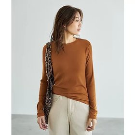 【スタイルデリ/STYLE DELI】 とろみ薄リブクルーネックトップス人気、トレンドファッション・服の通販 founy(ファニー) ファッション Fashion レディースファッション Fashion for Women トップス・カットソー Cut & Sew Tops インナー Innerwear オレンジ Orange カットソー Cut and Sewn Top ジャケット Jacket, Outerwear ストレート Straight, Straight Cut スリット Slit, Slit Detail とろみ Fluid, Flowy Fabric 定番 Standard, Basic Item 人気 Popular, Best Seller 長袖 Long Sleeve, Full Sleeve フィット Fit, Slim Fit 防寒 Cold Protection, Winter-Ready モコモコ Fuzzy, Fluffy 冬 Winter / This Winter |ID:prp329100004748622