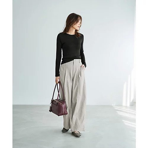 【スタイルデリ/STYLE DELI】のとろみ薄リブクルーネックトップス 人気、トレンドファッション・服の通販 founy(ファニー)  ファッション Fashion レディースファッション Fashion for Women トップス・カットソー Cut & Sew Tops インナー Innerwear オレンジ Orange カットソー Cut and Sewn Top ジャケット Jacket, Outerwear ストレート Straight, Straight Cut スリット Slit, Slit Detail とろみ Fluid, Flowy Fabric 定番 Standard, Basic Item 人気 Popular, Best Seller 長袖 Long Sleeve, Full Sleeve フィット Fit, Slim Fit 防寒 Cold Protection, Winter-Ready モコモコ Fuzzy, Fluffy 冬 Winter / This Winter other-2|ID: prp329100004748622 ipo3291000000034337694