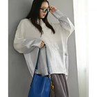 【スタイルデリ/STYLE DELI】の【BLK001】箔プリントオーバーサイズプルオーバー 人気、トレンドファッション・服の通販 founy(ファニー) ファッション Fashion レディースファッション Fashion for Women トップス・カットソー Cut & Sew Tops カジュアルプルオーバー・ニットトップス Pullovers & Knit Tops / Casual Pullovers インナー Innerwear 秋 Autumn クール Cool, Chic グラデーション Gradient, Ombre ショルダー Shoulder, Shoulder Strap シンプル Simple, Minimal スリム Slim, Slim Fit ドロップ Drop Shoulder, Dropped Style バランス Balance, Style Balance プリント Print, Printed Pattern ベーシック Basic, Essential ボトム Bottoms, Lower Wear メタリック Metallic, Shiny Finish ロング Long, Long-Length ワイド Wide, Wide Fit 冬 Winter / This Winter おすすめ Recommended / Our Picks エレガント 上品 Elegant thumbnail アイボリー|ID: prp329100004748623 ipo3291000000034337704