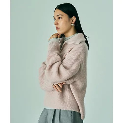 【カオス/Chaos】のトゥルリーニット インテリア・キッズ・メンズ・レディースファッション・服の通販 founy(ファニー)  ファッション Fashion レディースファッション Fashion for Women トップス・カットソー Cut & Sew Tops ニット Knit Tops & Sweaters 冬 Winter / This Winter スラックス Slacks, Dress Pants チュール Tulip, Tulip Motif ベーシック Basic, Essential A/W・秋冬 Autumn/Winter 防寒 Cold Protection, Winter-Ready ライトピンク|ID: prp329100004748627 ipo3291000000034337734