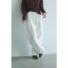 【マージュール/marjour】のCOTTON NYLON TUCK WIDE PANTS 人気、トレンドファッション・服の通販 founy(ファニー) ファッション Fashion レディースファッション Fashion for Women パンツ Pants & Trousers ストレッチ Stretch, Stretchy Fabric バランス Balance, Style Balance ポケット Pocket, Pocket Detail メンズ Men's, Menswear ワイド Wide, Wide Fit エレガント 上品 Elegant thumbnail OFFWHITE|ID: prp329100004748632 ipo3291000000034337786