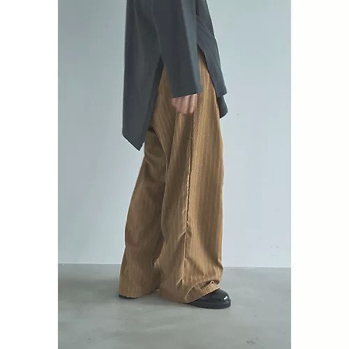 【マージュール/marjour】のRELAX STRIPE WIDE PANTS 人気、トレンドファッション・服の通販 founy(ファニー)  ファッション Fashion レディースファッション Fashion for Women パンツ Pants & Trousers ストライプ Stripe, Striped Pattern ストレッチ Stretch, Stretchy Fabric ドローコード Drawcord, Drawstring Cord プレーン Plain, Simple ポケット Pocket, Pocket Detail リラックス Relax, Relaxed Fit ワイド Wide, Wide Fit 無地 Plain, Solid Color other-2|ID: prp329100004748633 ipo3291000000034337797
