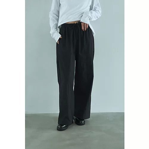 【マージュール/marjour】のNYLON PANTS インテリア・キッズ・メンズ・レディースファッション・服の通販 founy(ファニー)  ファッション Fashion レディースファッション Fashion for Women パンツ Pants & Trousers おすすめ Recommended / Our Picks スウェット / スエット Sweatshirt, Sweatwear ストレッチ Stretch, Stretchy Fabric スポーティ Sporty, Casual Athletic ポケット Pocket, Pocket Detail ワイド Wide, Wide Fit 夏 Summer 旅行 Travel BLACK|ID: prp329100004748634 ipo3291000000034337803