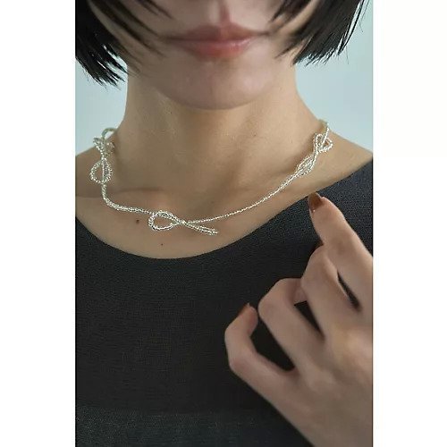 【マージュール/marjour】のBEADS RIBBON NECKLACE 人気、トレンドファッション・服の通販 founy(ファニー)  ファッション Fashion レディースファッション Fashion for Women ジュエリー Jewelry ネックレス Necklaces & Pendants カットソー Cut and Sewn Top シンプル Simple, Minimal チェーン Chain, Chain Strap ネックレス Necklace, Pendant Necklace フォルム Silhouette, Form ベーシック Basic, Essential モチーフ Motif, Design Theme リボン Ribbon, Bow  other-1|ID: prp329100004748636 ipo3291000000034337817