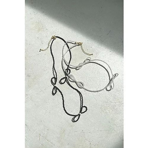 【マージュール/marjour】のBEADS RIBBON NECKLACE 人気、トレンドファッション・服の通販 founy(ファニー)  ファッション Fashion レディースファッション Fashion for Women ジュエリー Jewelry ネックレス Necklaces & Pendants カットソー Cut and Sewn Top シンプル Simple, Minimal チェーン Chain, Chain Strap ネックレス Necklace, Pendant Necklace フォルム Silhouette, Form ベーシック Basic, Essential モチーフ Motif, Design Theme リボン Ribbon, Bow other-2|ID: prp329100004748636 ipo3291000000034337821
